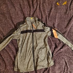 Long sleeve jacket with inside pockets and outside